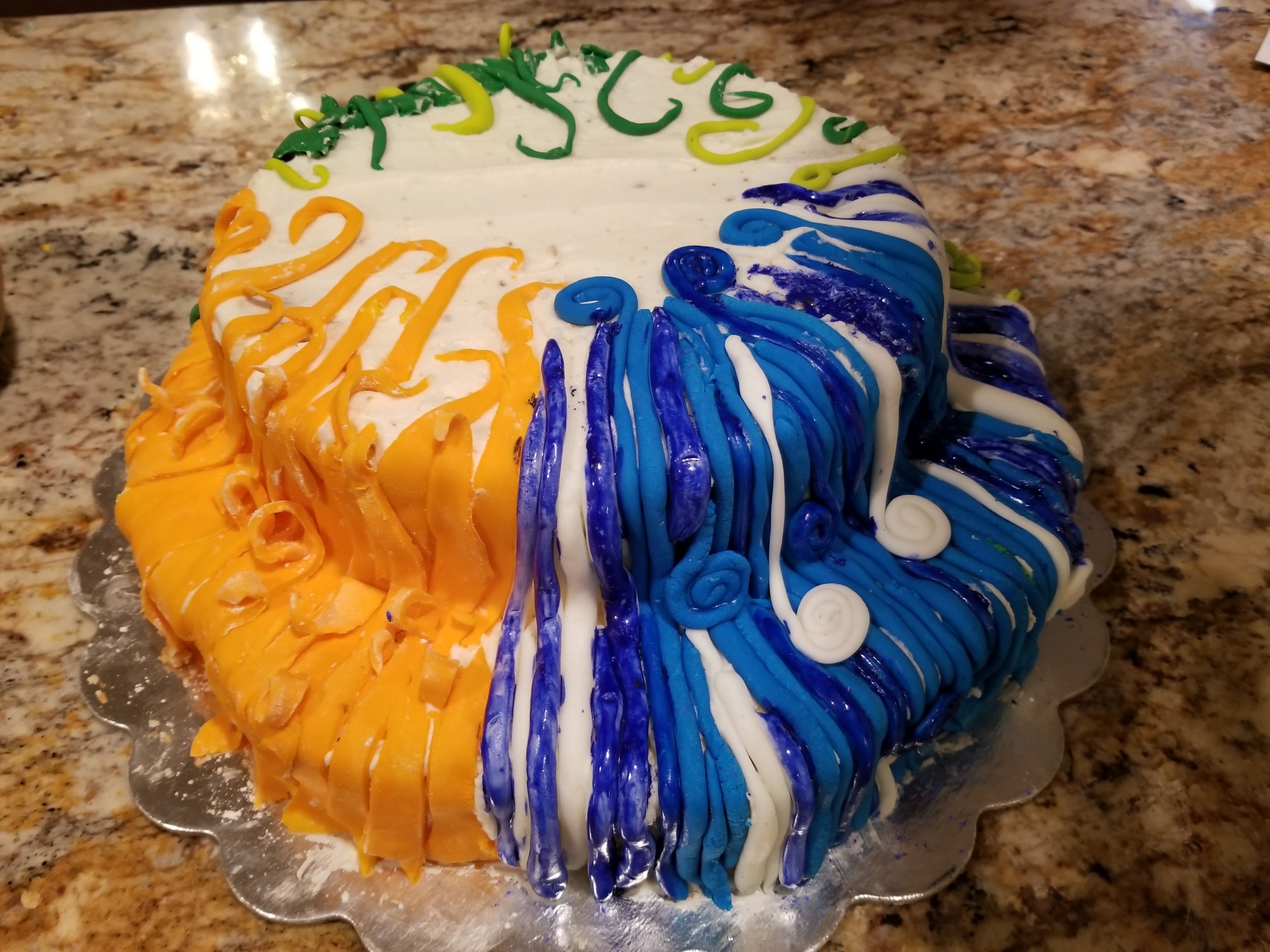 Pokemon birthday cake sour cream pound cake