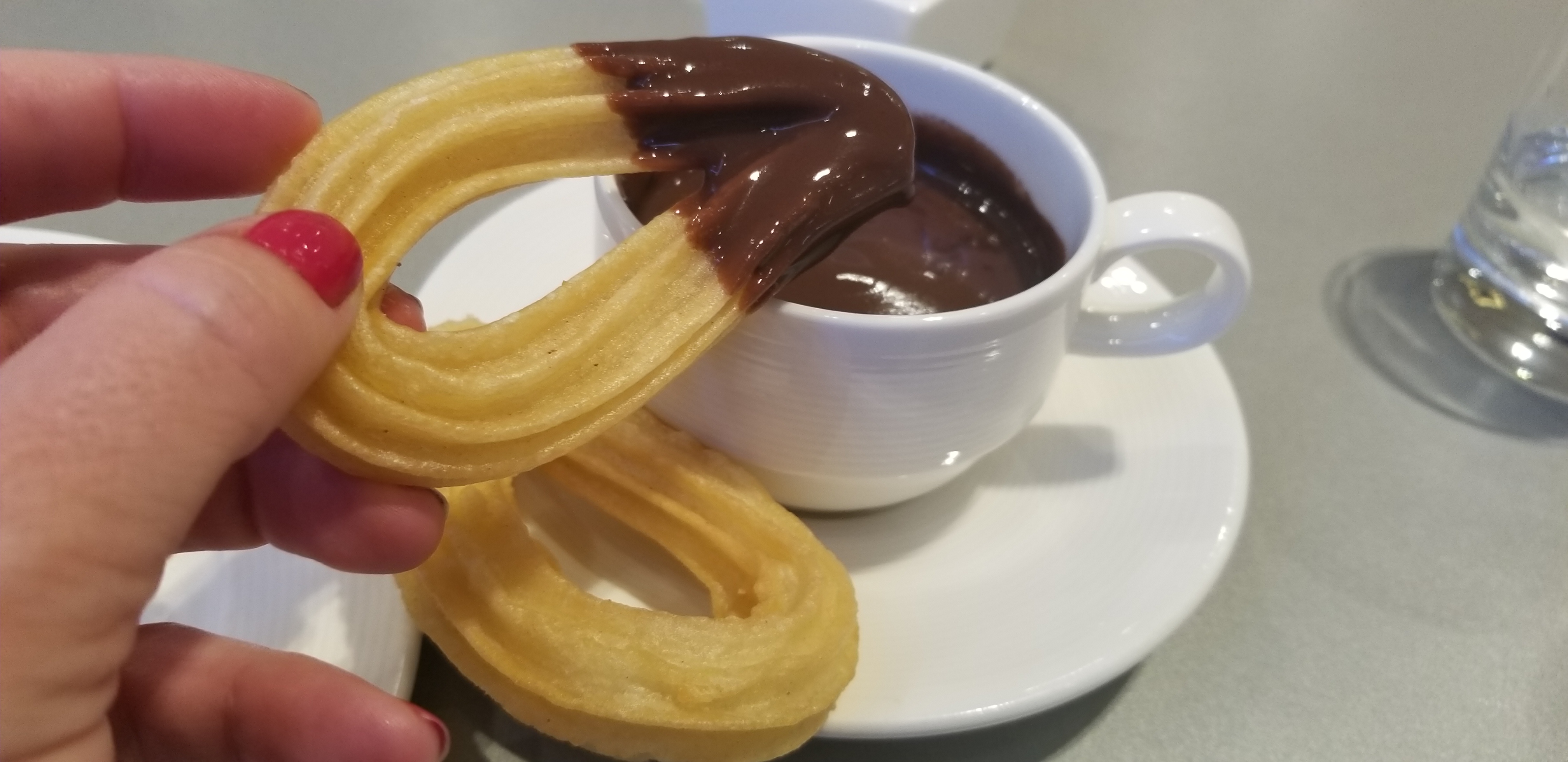 churros and chocolate