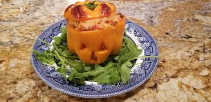 Jack o lantern stuffed peppers halloween dinner ideas