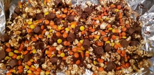 Halloween snacks harvest popcorn recipe