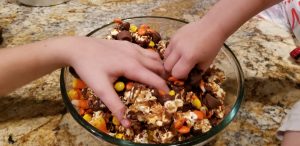 Halloween snacks harvest popcorn recipe