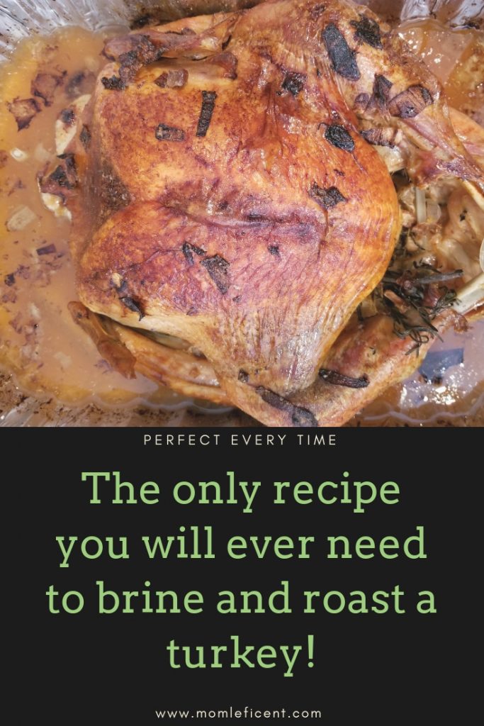 The Only Recipe You’ll Ever Need To Brine and Roast A Turkey Momleficent