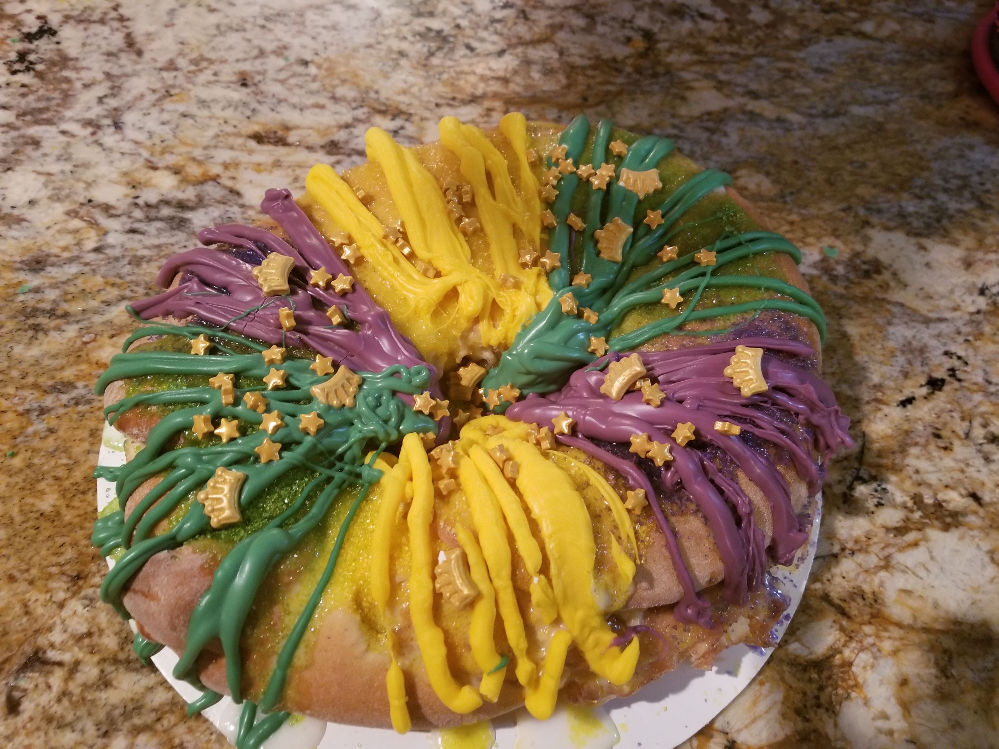 Strawberries and Cream King Cake Momleficent
